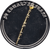 CORONATION REGALIA MEDALLION CROWN JEWELS - ST EDWARD'S STAFF - MEDALS & MEDALLIONS - Cambridgeshire Coins