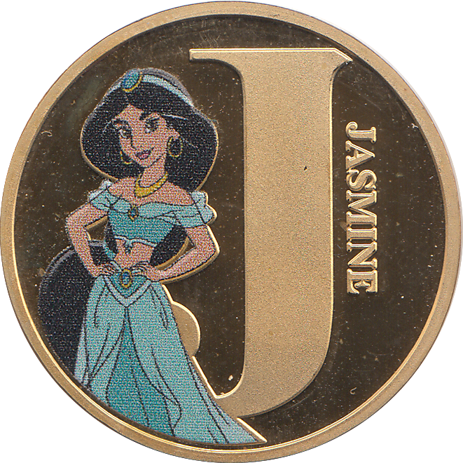 DISNEY GOLD PLATED JASMINE ( PROOF ) - OTHER TOKENS - Cambridgeshire Coins