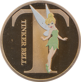 DISNEY GOLD PLATED TINKER BELL ( PROOF ) - OTHER TOKENS - Cambridgeshire Coins