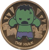 DISNEY HULK GOLD PLATED TOKEN ( PROOF ) - OTHER TOKENS - Cambridgeshire Coins