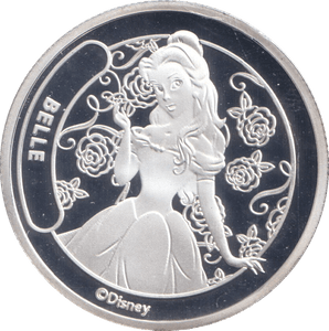 DISNEY SILVER PLATED BELLE ( PROOF ) - OTHER TOKENS - Cambridgeshire Coins