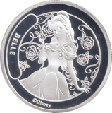 DISNEY SILVER PLATED BELLE ( PROOF ) - OTHER TOKENS - Cambridgeshire Coins