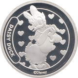 DISNEY SILVER PLATED DAISY DUCK TOKEN ( PROOF ) - OTHER TOKENS - Cambridgeshire Coins