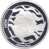 DISNEY SILVER PLATED DORY ( PROOF ) - OTHER TOKENS - Cambridgeshire Coins