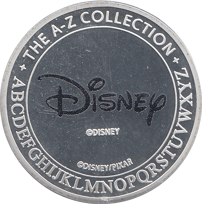 DISNEY SILVER PLATED LUMIERE TOKEN ( PROOF ) - OTHER TOKENS - Cambridgeshire Coins