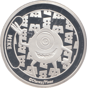 DISNEY SILVER PLATED MIKE TOKEN ( PROOF ) - OTHER TOKENS - Cambridgeshire Coins