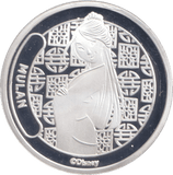 DISNEY SILVER PLATED MULAN ( PROOF ) - OTHER TOKENS - Cambridgeshire Coins