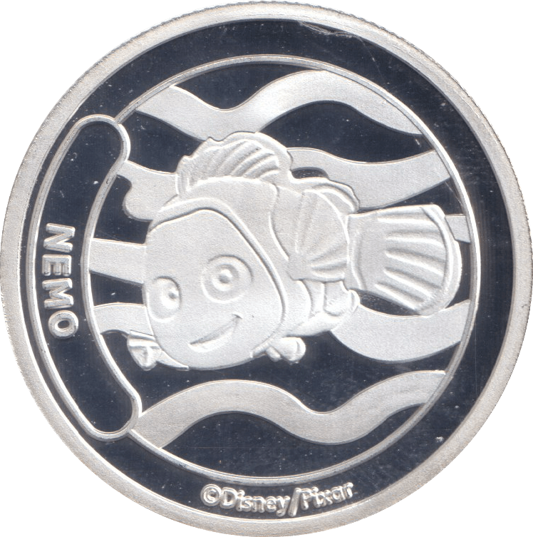 DISNEY SILVER PLATED NEMO ( PROOF ) - OTHER TOKENS - Cambridgeshire Coins