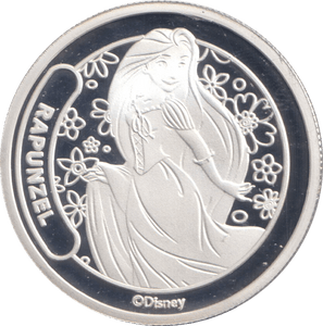 DISNEY SILVER PLATED RAPUNZEL ( PROOF ) - OTHER TOKENS - Cambridgeshire Coins