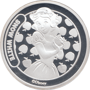 DISNEY SILVER PLATED SNOW WHITE TOKEN ( PROOF ) - OTHER TOKENS - Cambridgeshire Coins