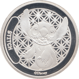 DISNEY SILVER PLATED STITCH TOKEN ( PROOF ) - OTHER TOKENS - Cambridgeshire Coins