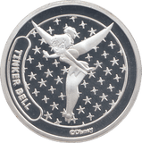 DISNEY SILVER PLATED TINKER BELL TOKEN ( PROOF ) - OTHER TOKENS - Cambridgeshire Coins