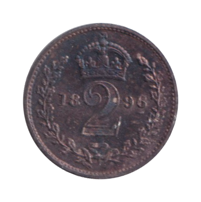 1896 MAUNDY TWO PENCE ( EF )