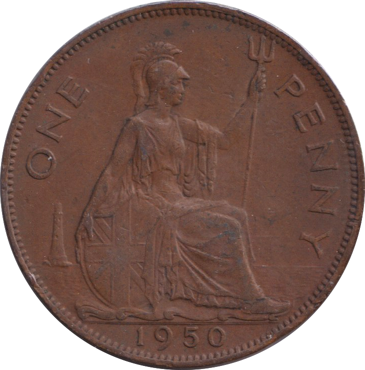 1950 PENNY ( EF )