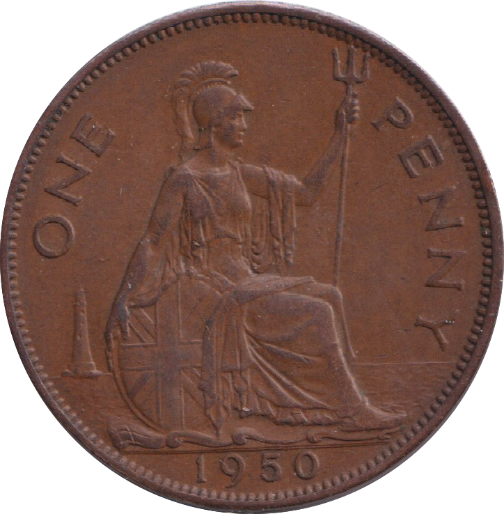 1950 PENNY ( AUNC )