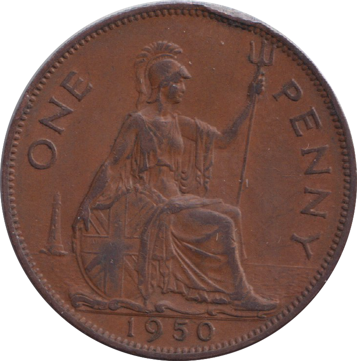 1950 PENNY ( EF )