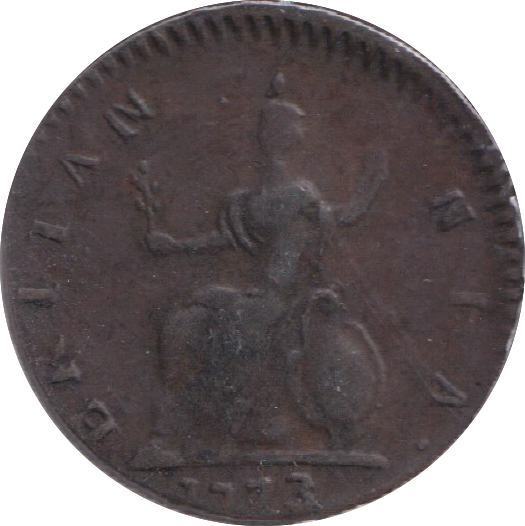 1773 FARTHING ( VF )