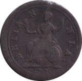 1720 FARTHING ( FINE )