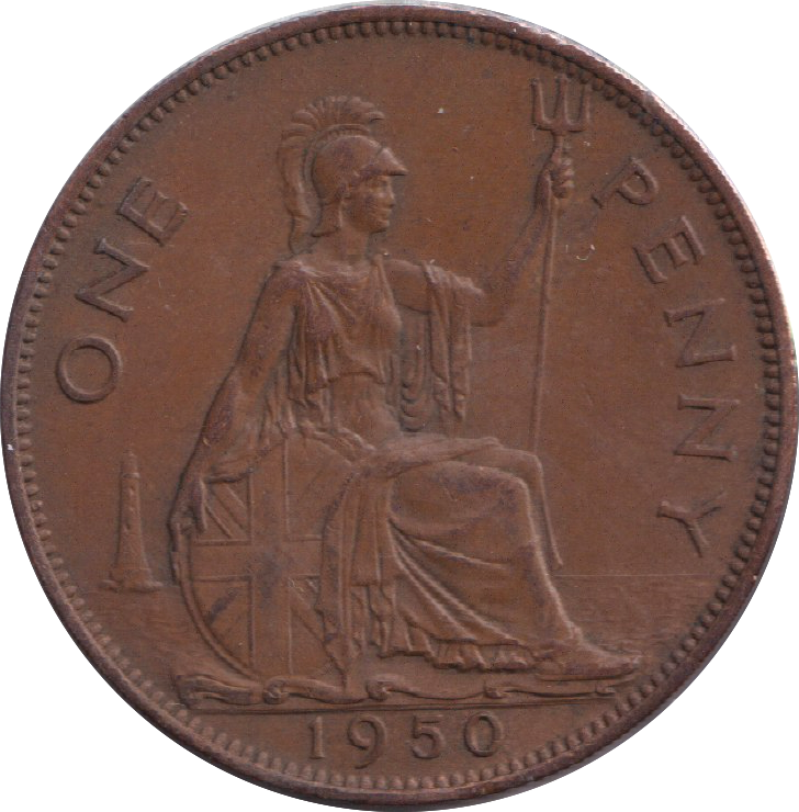1950 PENNY ( EF )