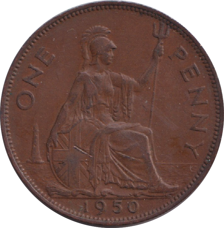1950 PENNY ( EF )