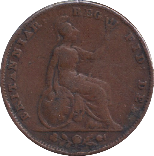 1840 FARTHING ( FINE )