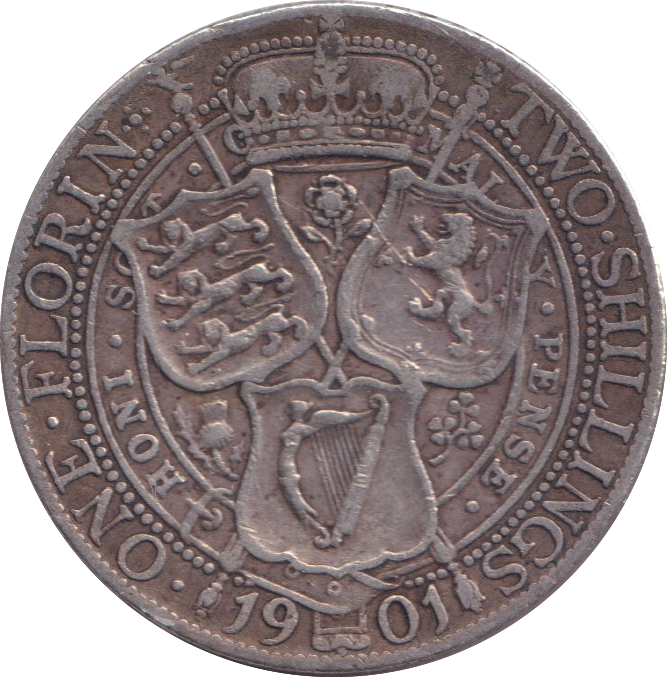 1901 FLORIN ( FINE )