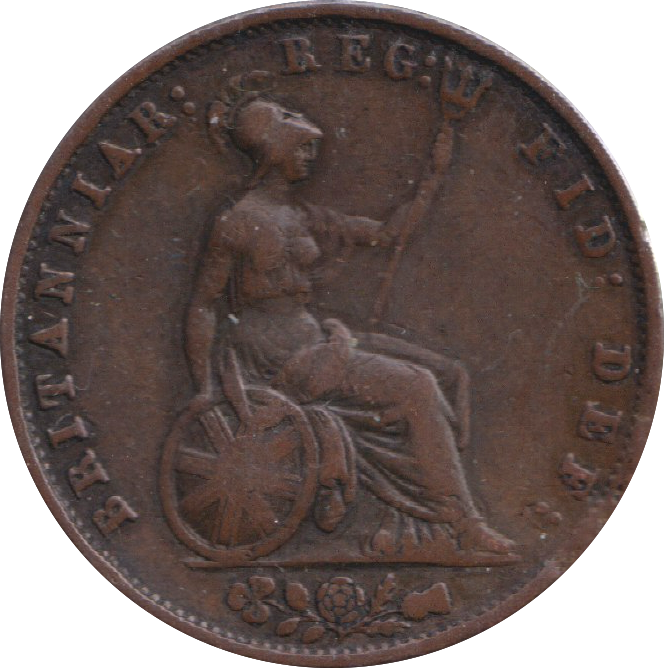 1853 HALF PENNY ( VF )