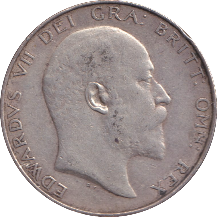 1909 HALFCROWN ( VF )
