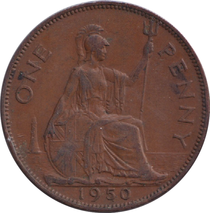 1950 PENNY ( EF )