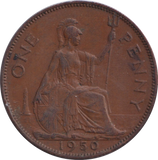 1950 PENNY ( EF )