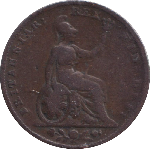 1831 FARTHING ( FINE )
