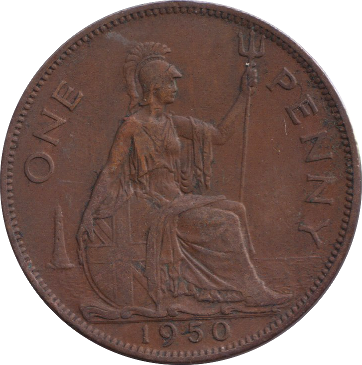 1950 PENNY ( EF )