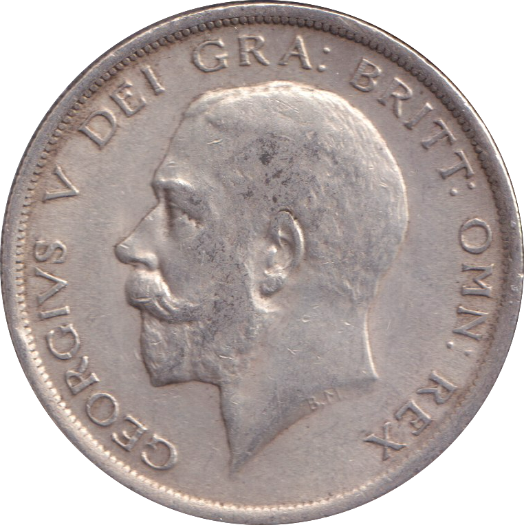 1918 HALFCROWN ( VF )