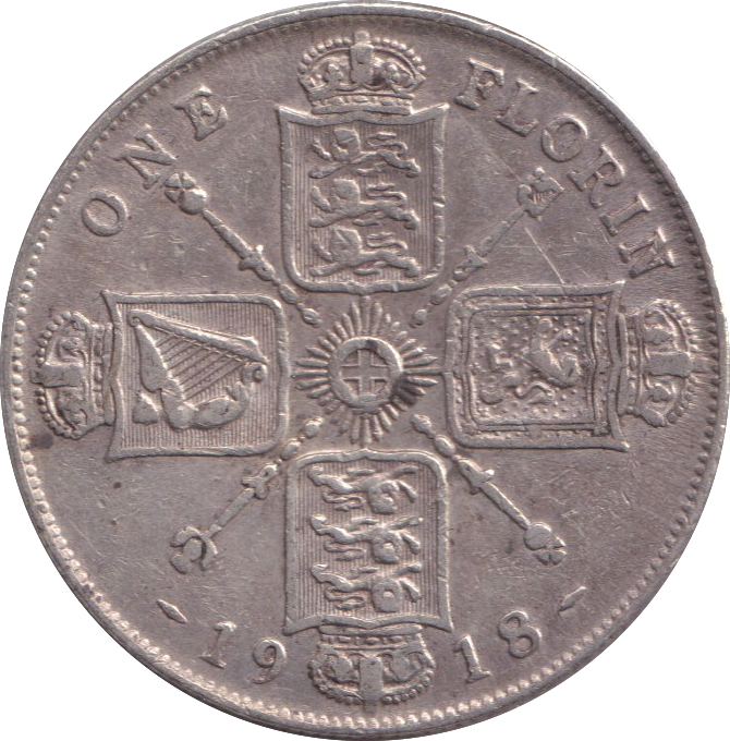 1918 FLORIN ( VF )
