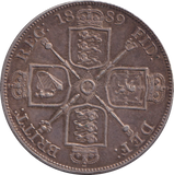 1889 DOUBLE FLORIN ( EF )