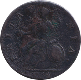 1754 HALF PENNY ( GF )