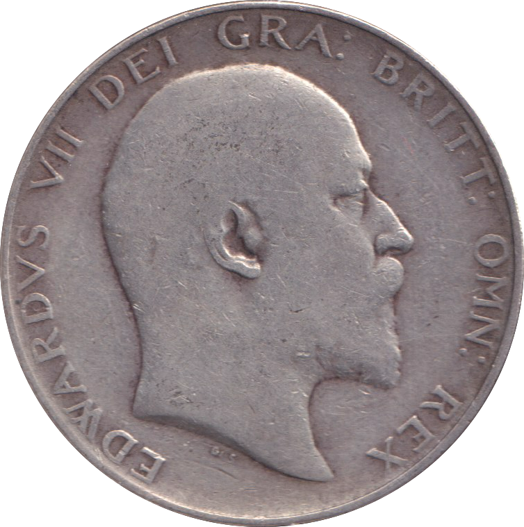 1910 HALFCROWN ( FINE )