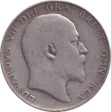 1910 HALFCROWN ( FINE )