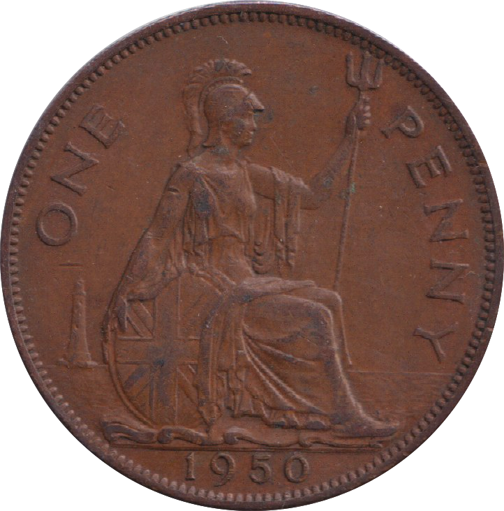 1950 PENNY ( EF )