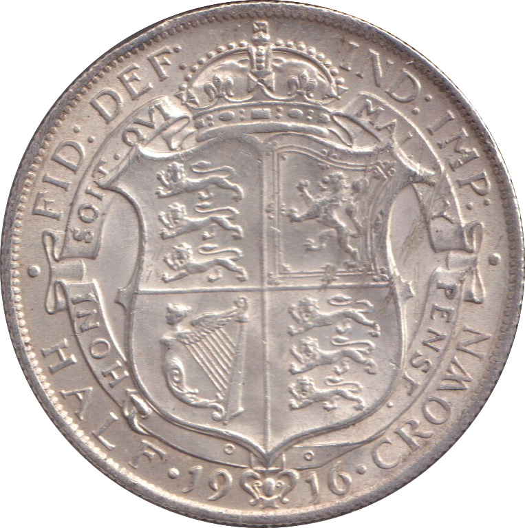 1916 HALFCROWN ( GVF )