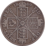 1889 DOUBLE FLORIN ( FINE )