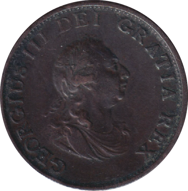 1799 HALF PENNY ( VF )