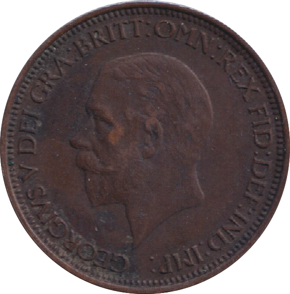 1933 HALF PENNY ( EF )