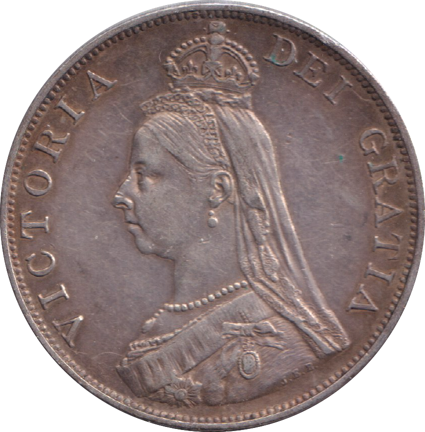 1889 DOUBLE FLORIN ( EF )