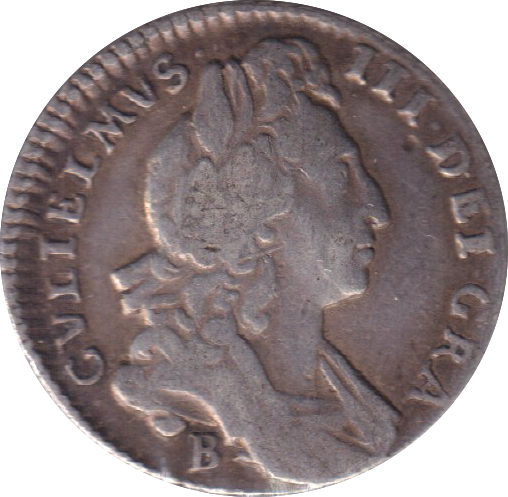 1697 SIXPENCE ( VF )