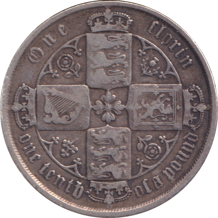 1872 FLORIN ( GF )