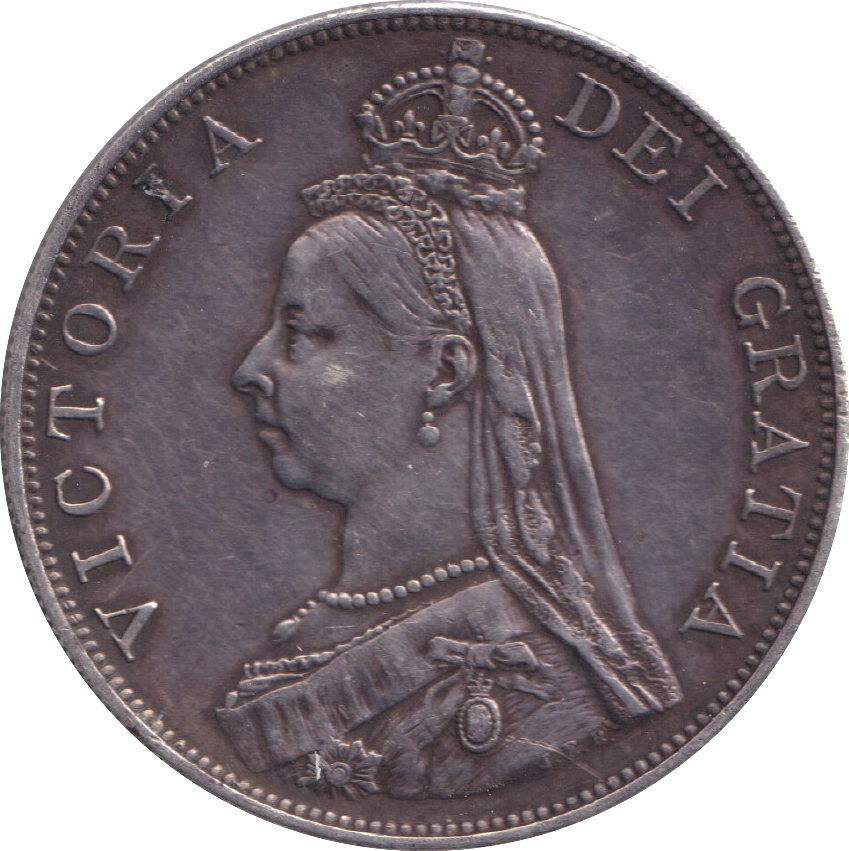 1887 DOUBLE FLORIN ( GVF )