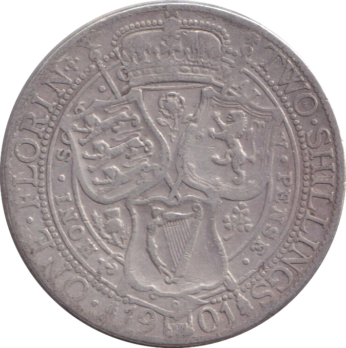 1901 FLORIN ( FINE )