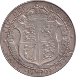 1909 HALFCROWN ( VF )