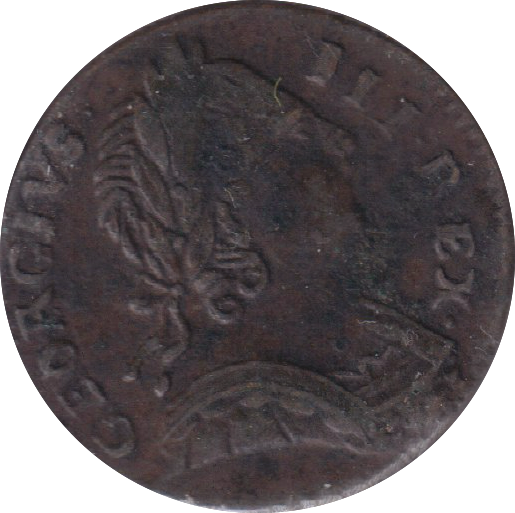 1773 FARTHING ( VF )
